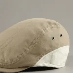 Casquette plate coton beige style golf ajustable - Vue 4 - casquette plate