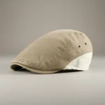 Casquette plate coton beige style golf ajustable - Vue 5 - casquette plate