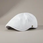 casquette plate coton blanc ajustable - Vue 2 - casquette plate