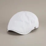 casquette plate coton blanc ajustable - Vue 3 - casquette plate