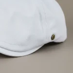 casquette plate coton blanc ajustable - Vue 4 - casquette plate