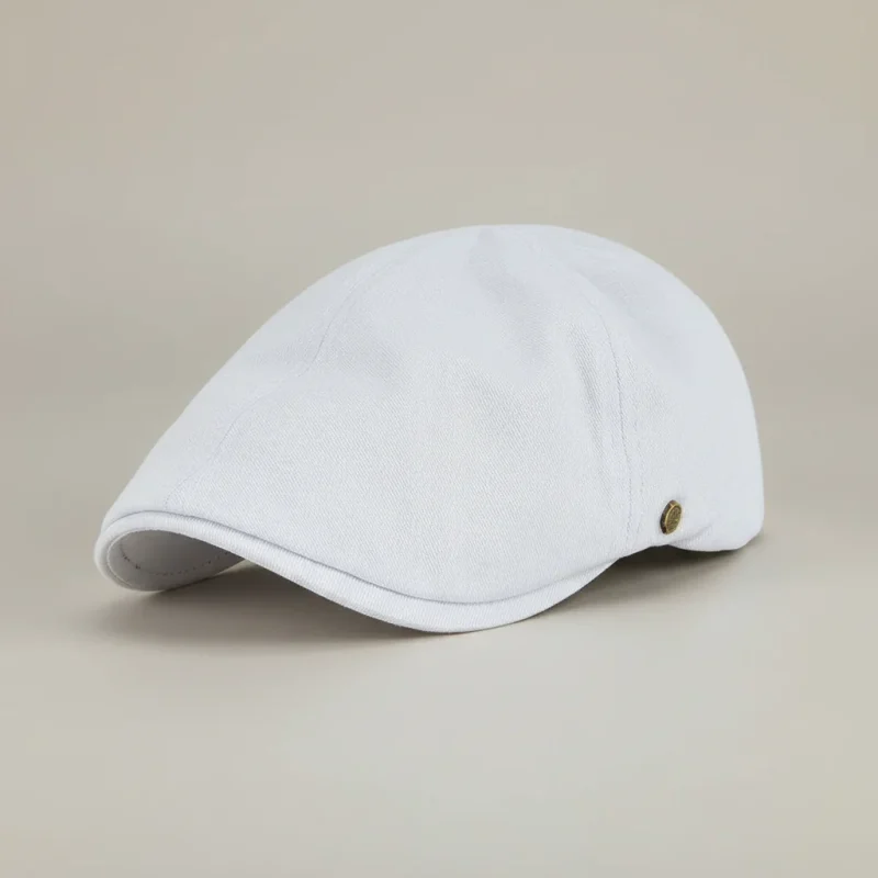 casquette plate coton blanc ajustable - Vue 5 - casquette plate