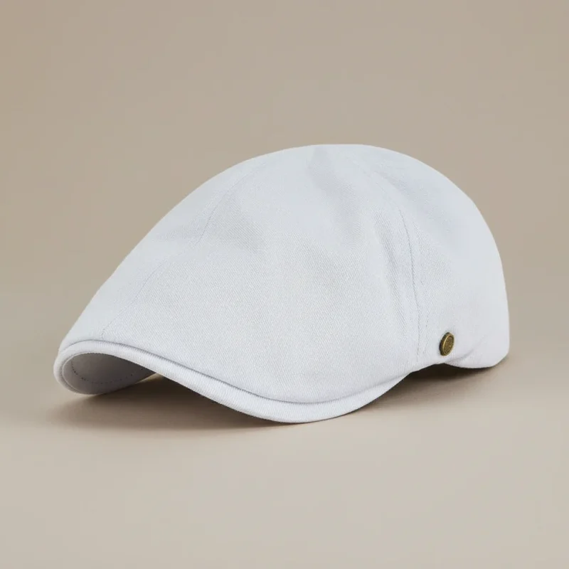 casquette plate coton blanc ajustable - Vue 6 - casquette plate