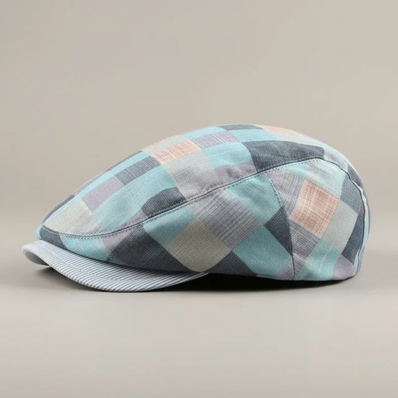 casquette plate coton femme ajustable été - Vue 2 - casquette plate