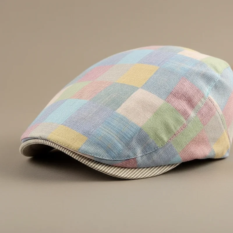 casquette plate coton femme ajustable été - Vue 4 - casquette plate