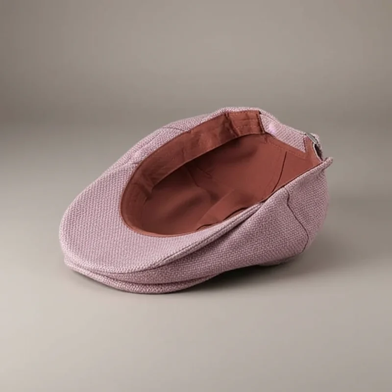 casquette plate coton femme ajustable rétro - Vue 3 - casquette plate