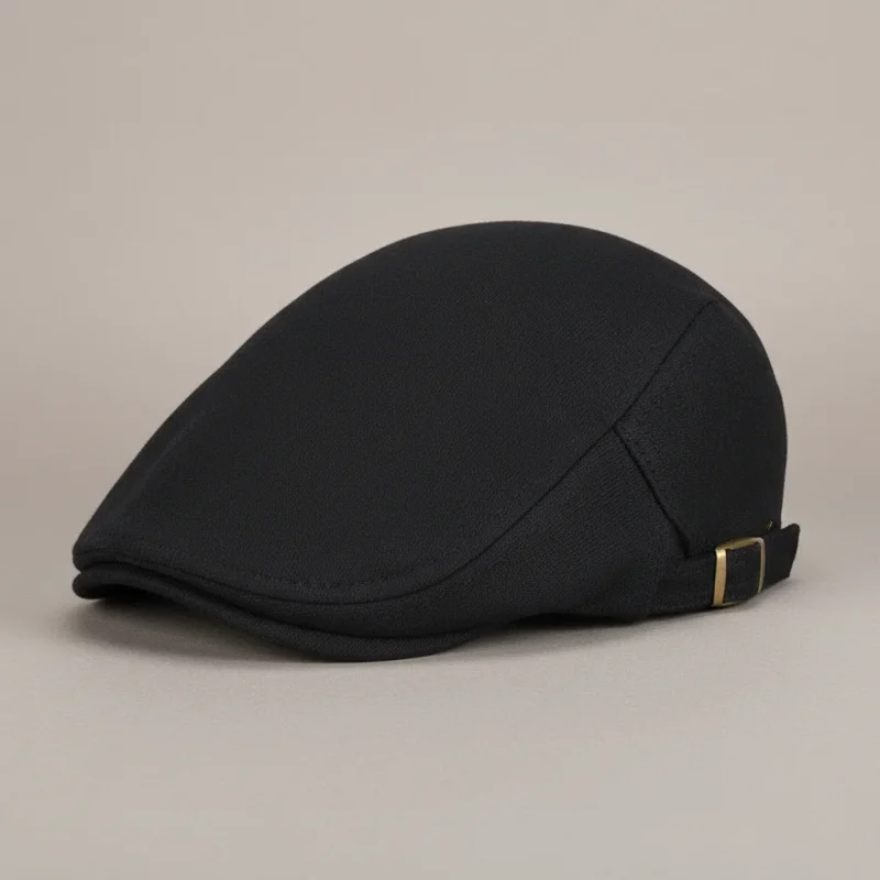 Casquette plate coton homme ajustable - Vue 1 - casquette plate
