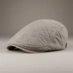 casquette plate coton homme ajustable casual - Vue 1 - casquette plate
