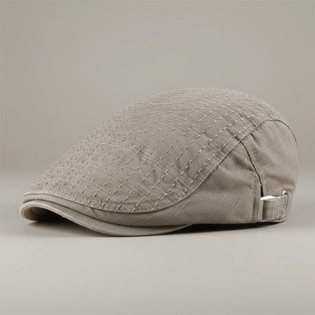 casquette plate coton homme ajustable casual - Vue 2 - casquette plate