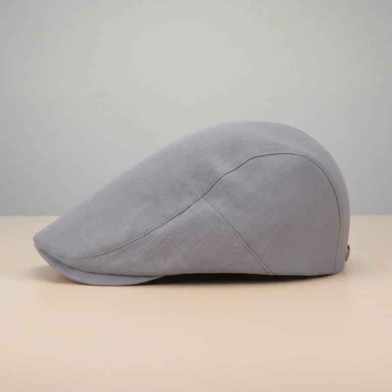 casquette plate coton homme ajustable été - Vue 2 - casquette plate