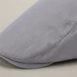 casquette plate coton homme ajustable été - Vue 4 - casquette plate