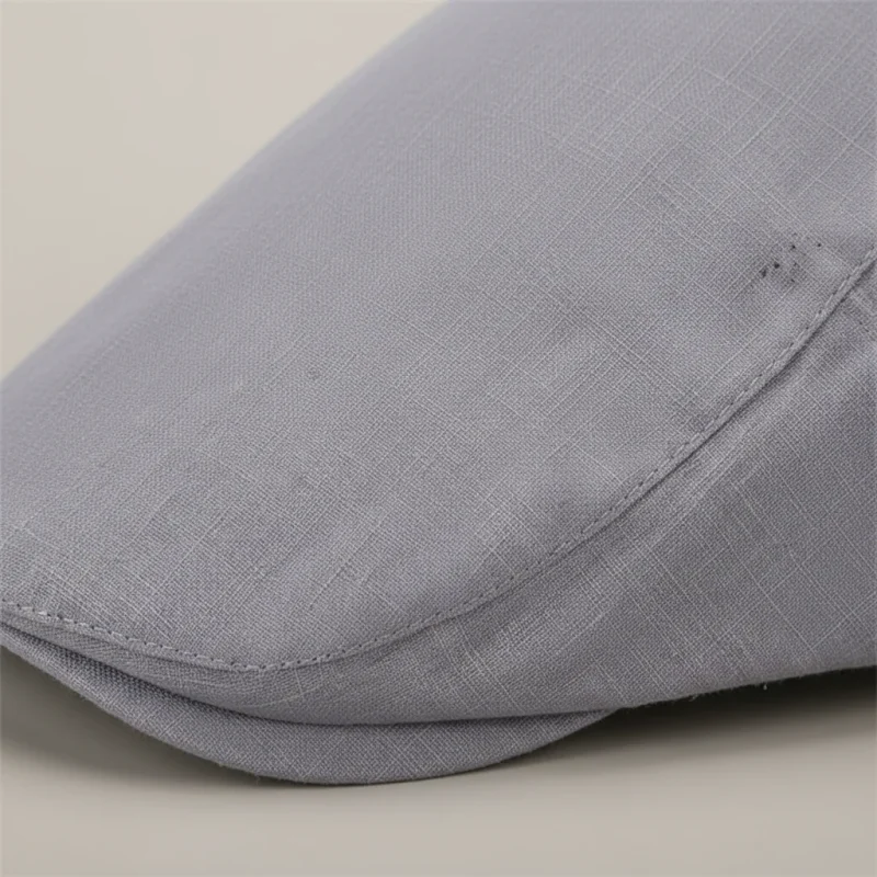 casquette plate coton homme ajustable été - Vue 4 - casquette plate