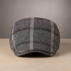 Casquette plate coton homme gris ardoise - Vue 1 - casquette plate