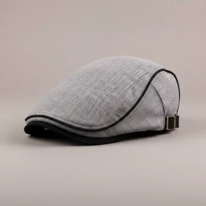 Casquette plate coton homme look vintage - Vue 1 - casquette plate