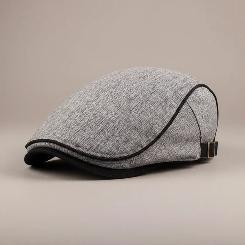 Casquette plate coton homme look vintage - Vue 5 - casquette plate