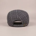 Casquette plate coton homme motif quadrillé - Vue 2 - casquette plate