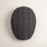 Casquette plate coton homme motif quadrillé - Vue 3 - casquette plate