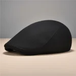 Casquette plate coton homme style anglais - Vue 1 - casquette plate