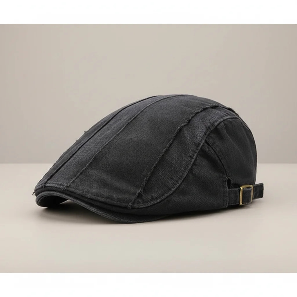 Casquette plate coton homme style anglais - Vue 1 - casquette plate