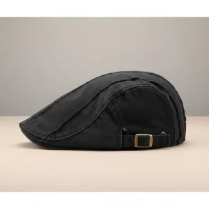 Casquette plate coton homme style anglais - Vue 2 - casquette plate