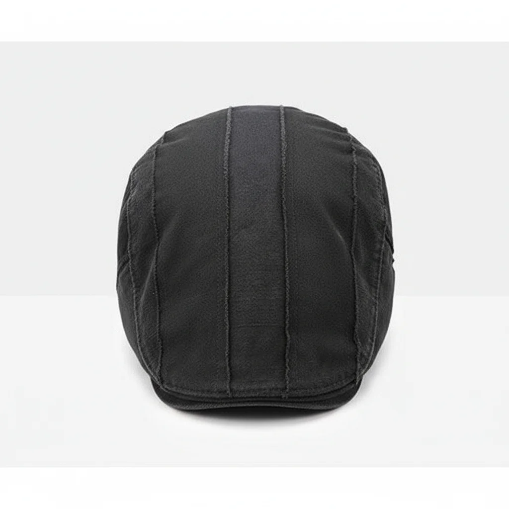 Casquette plate coton homme style anglais - Vue 3 - casquette plate