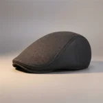 Casquette plate coton homme style anglais ajustable - Vue 5 - casquette plate