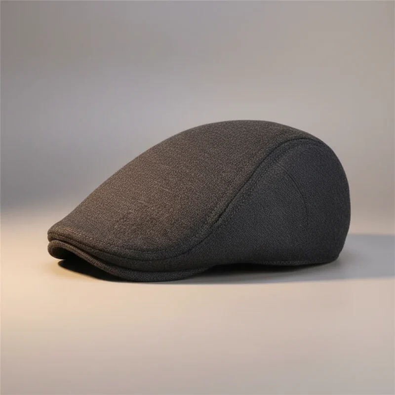 Casquette plate coton homme style anglais ajustable - Vue 5 - casquette plate