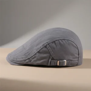 Casquette plate coton homme style casual ajustable - Vue 2 - casquette plate