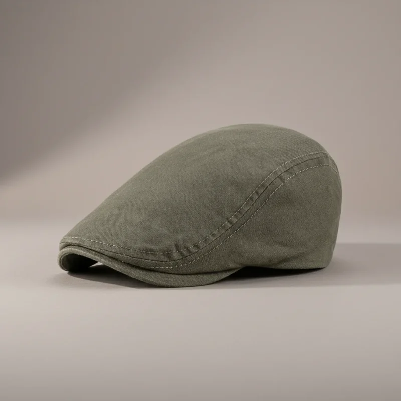 Casquette plate coton homme style décontracté - Vue 1 - casquette plate
