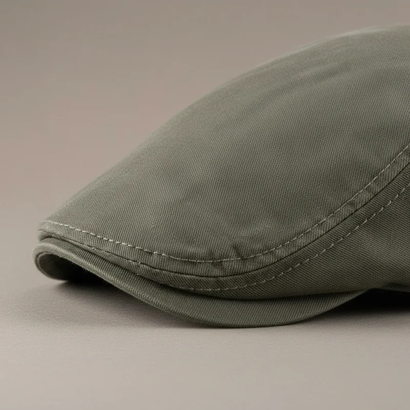 Casquette plate coton homme style décontracté - Vue 4 - casquette plate