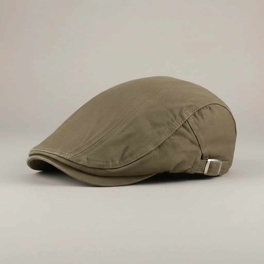 Casquette plate coton homme style estival ajustable - Vue 5 - casquette plate