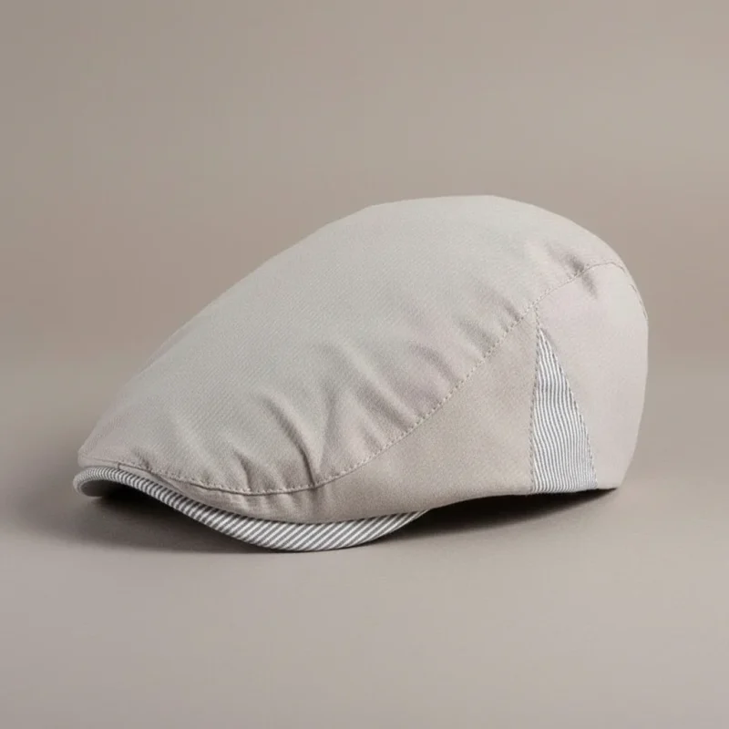 Casquette plate coton homme style été ajustable - Vue 3 - casquette plate