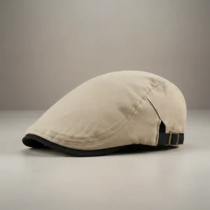 Casquette plate coton homme style gentleman - Vue 2 - casquette plate