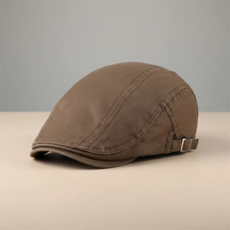 Casquette plate coton homme style golf ajustable - Vue 1 - casquette plate