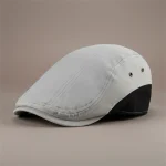casquette plate coton homme style golf ajustable - Vue 1 - casquette plate