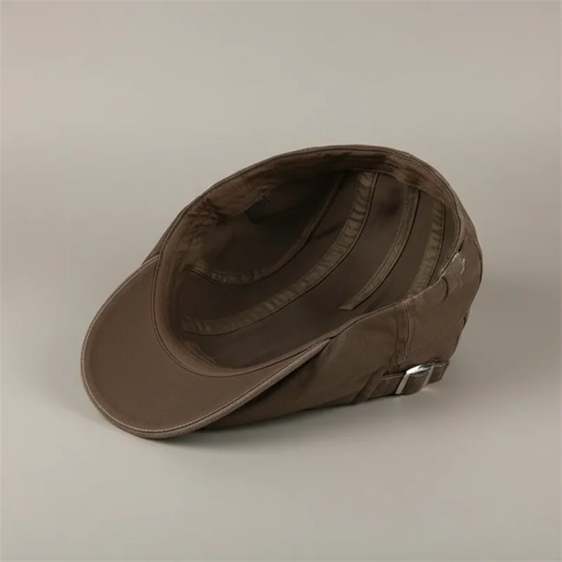 Casquette plate coton homme style golf ajustable - Vue 3 - casquette plate