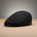 casquette plate coton homme style preppy - Vue 1 - casquette plate