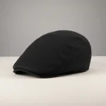 Casquette plate coton homme style sobre - Vue 1 - casquette plate