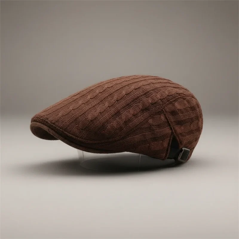 casquette plate coton homme style tricot - Vue 5 - casquette plate