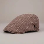 Casquette plate coton homme style vintage - Vue 1 - casquette plate