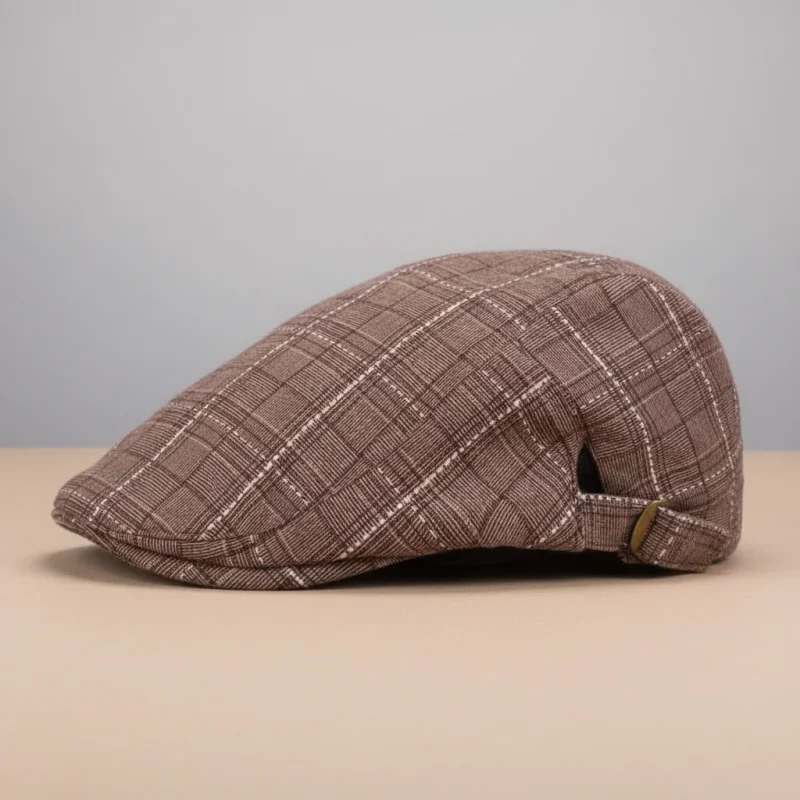 Casquette plate coton homme style vintage - Vue 2 - casquette plate