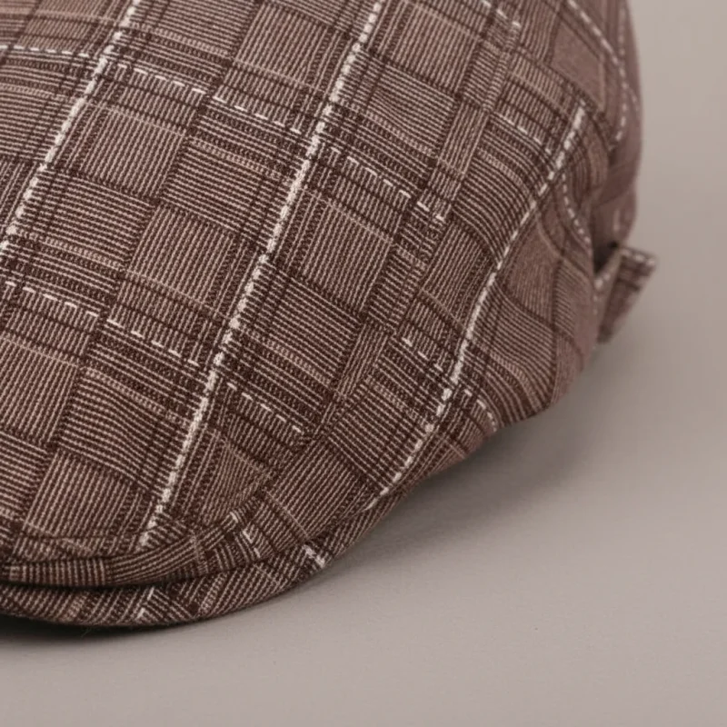 Casquette plate coton homme style vintage - Vue 4 - casquette plate