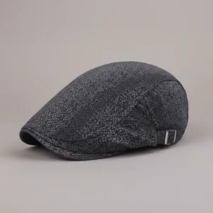 casquette plate coton imprimé ajustable - Vue 1 - casquette plate