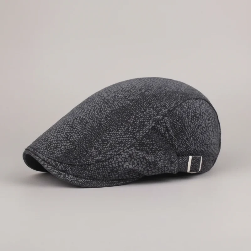 casquette plate coton imprimé ajustable - Vue 3 - casquette plate