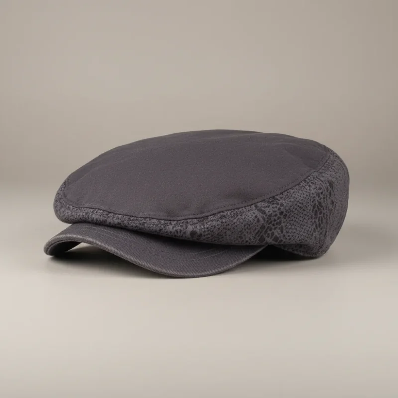 casquette plate coton imprimé ajustable unisexe - Vue 1 - casquette plate