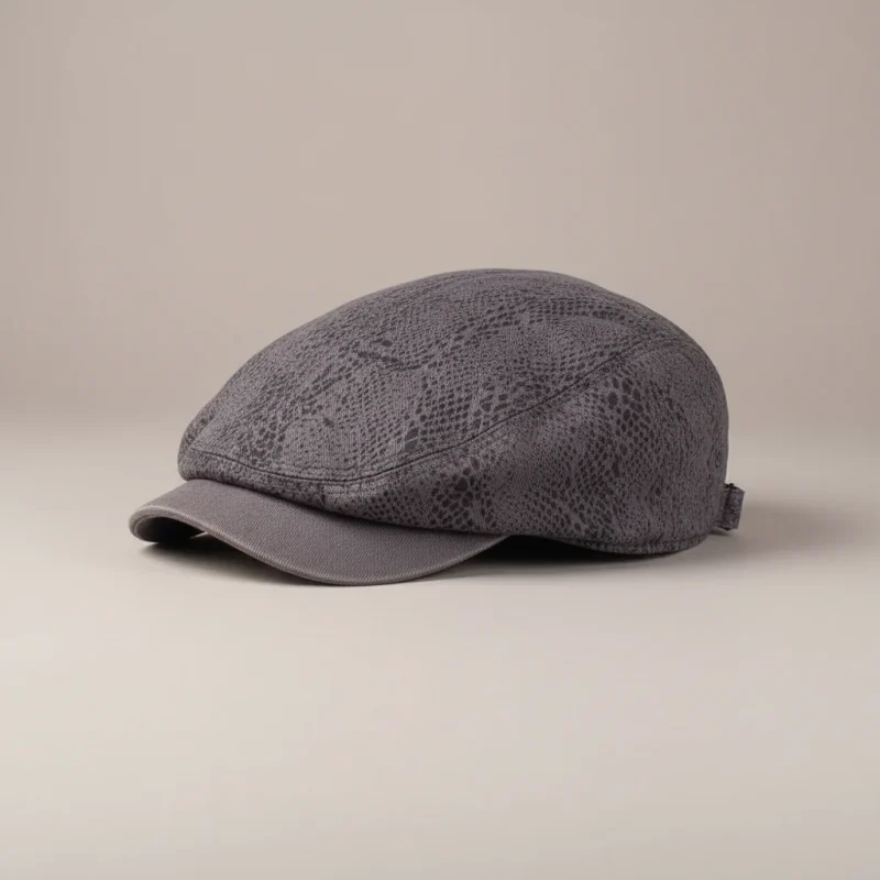 casquette plate coton imprimé ajustable unisexe - Vue 2 - casquette plate