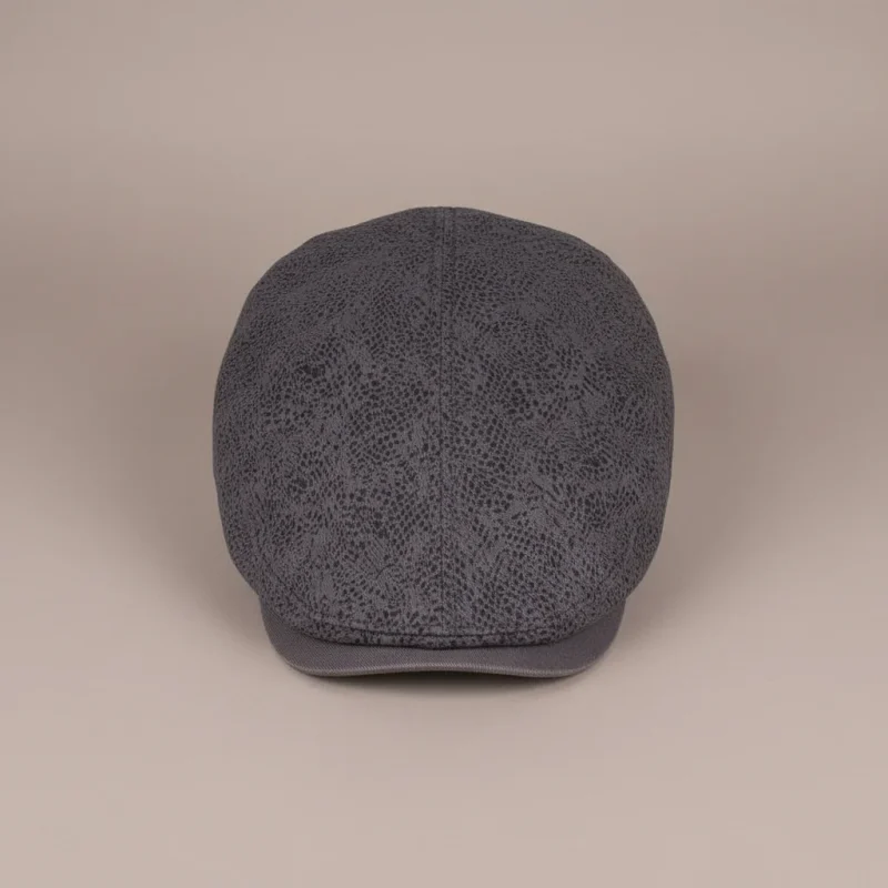 casquette plate coton imprimé ajustable unisexe - Vue 3 - casquette plate