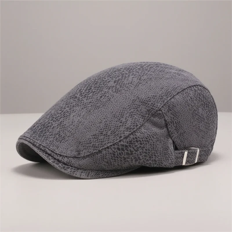 casquette plate coton imprimé ajustable unisexe - Vue 6 - casquette plate