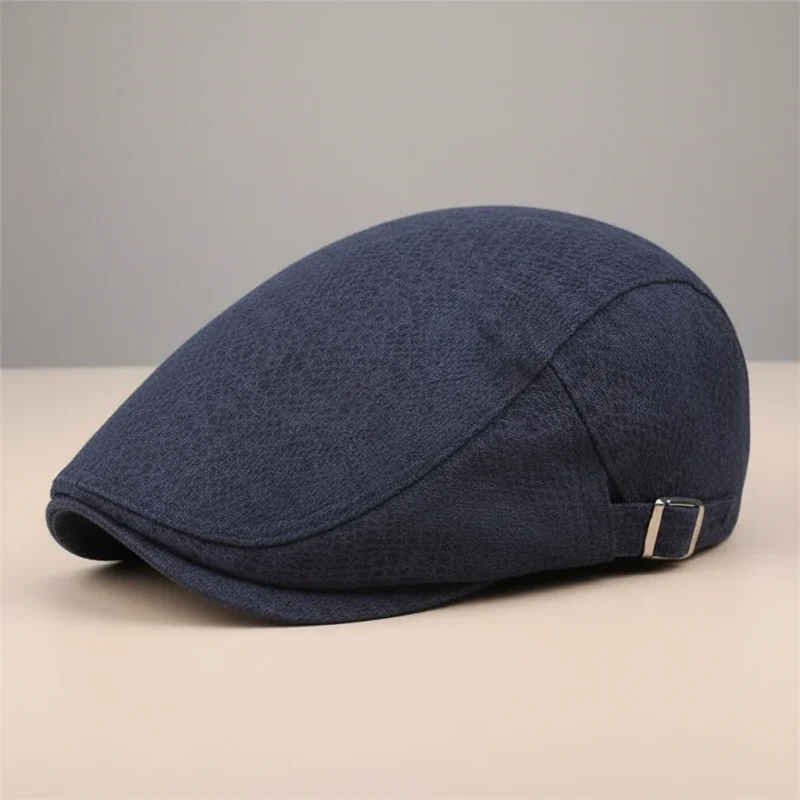 Casquette plate coton imprimé léopard ajustable - Vue 1 - casquette plate