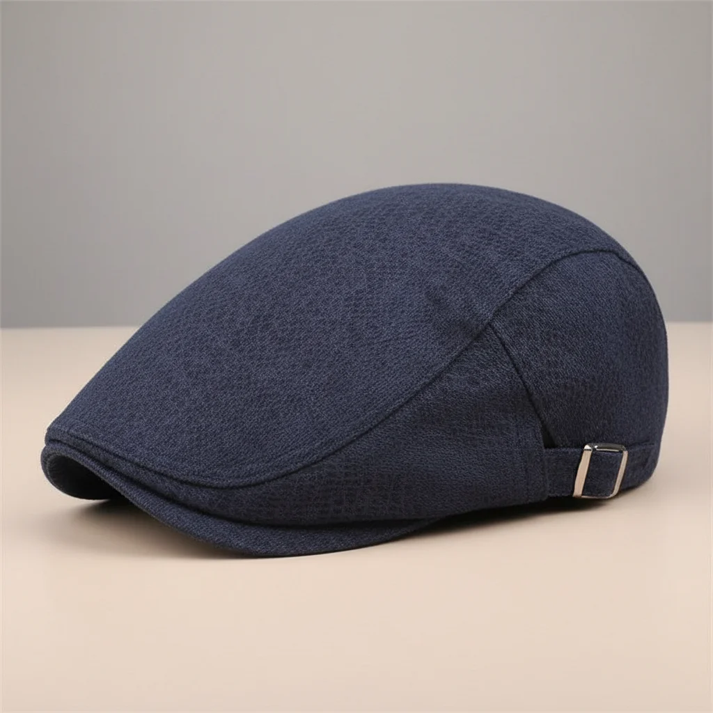 Casquette plate coton imprimé léopard ajustable - Vue 1 - casquette plate